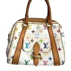 Louis Vuitton Multicolor Priscilla Bag Takashi Murakami Limited Edition rare